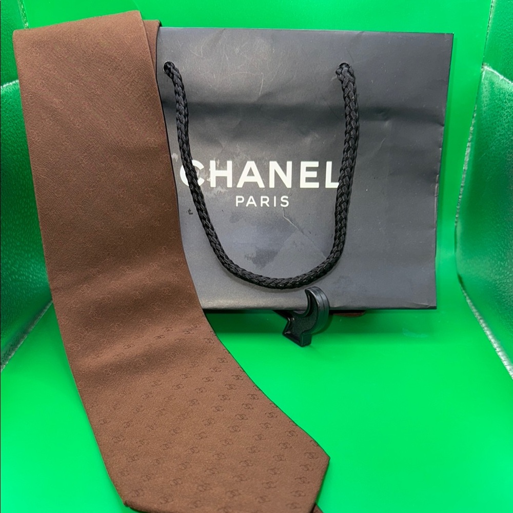 Chanel Brown Tie